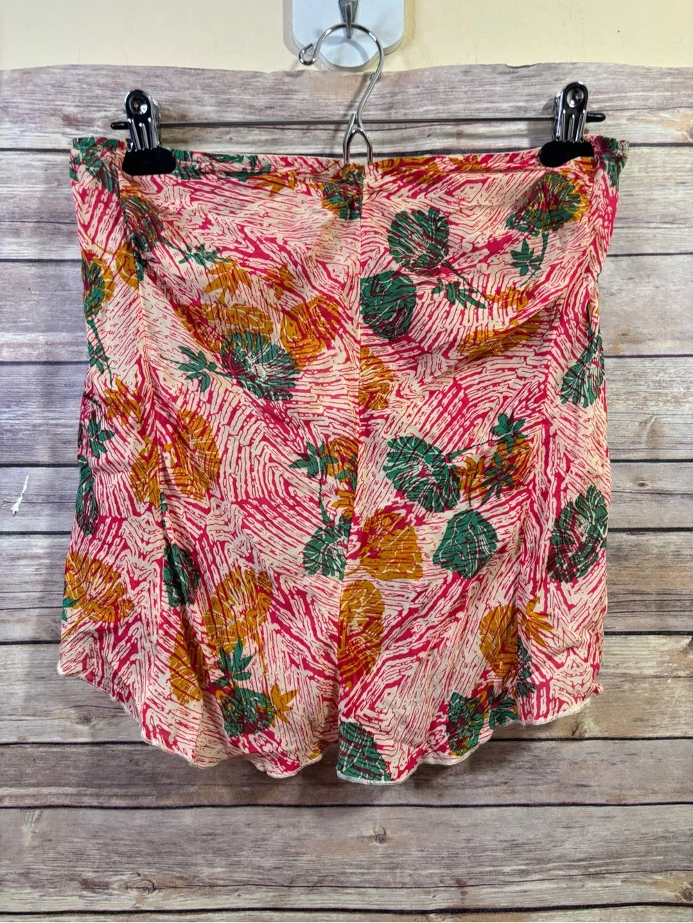 NWT Free People Floral Print Strapless Top Size Medium